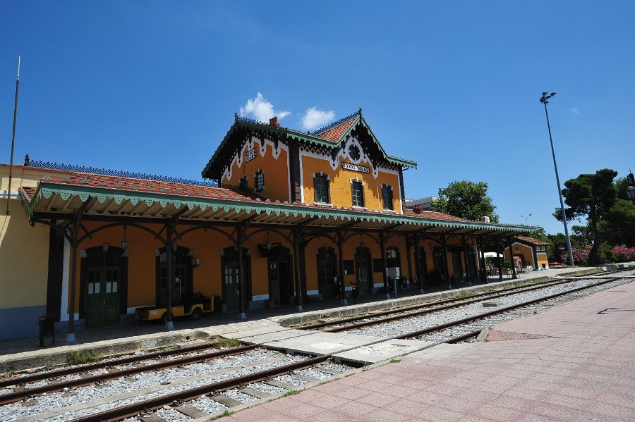 Dampflokomotiven und andere Hauptbahnhof Volos (11)